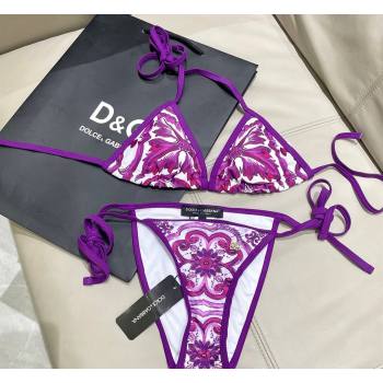 Dolce Gabbana Two-Pieces Swimwear Purple 2026 DG031903 (SHI-260319038)