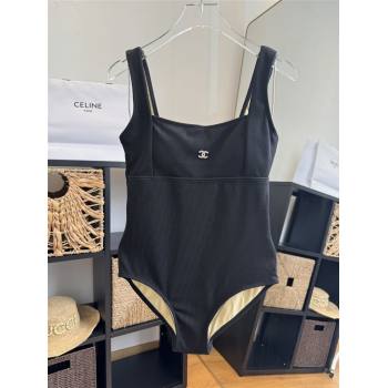 Chanel One-Piece Swimwear Black 2026 CH031803 (WM-260318093)