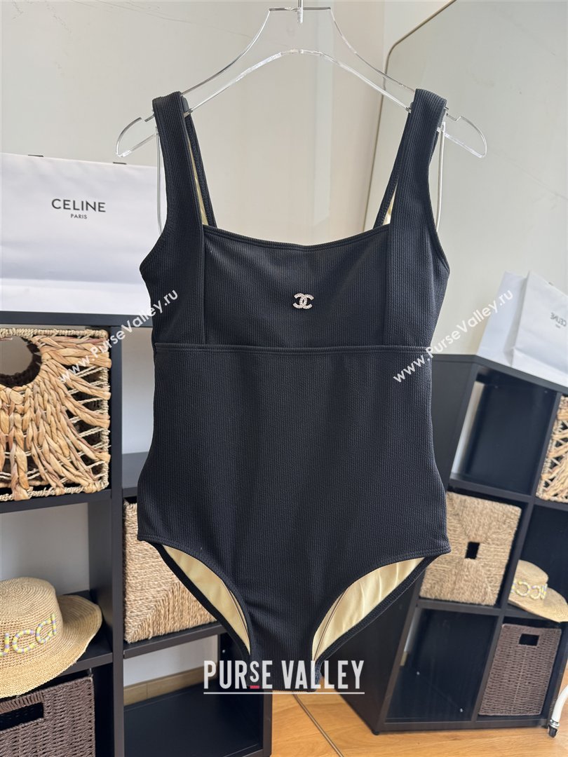 Chanel One-Piece Swimwear Black 2026 CH031803 (WM-260318093)