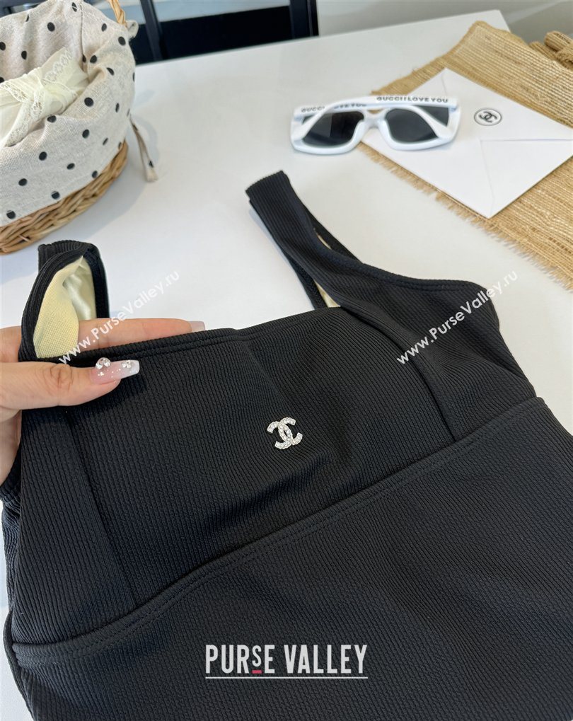 Chanel One-Piece Swimwear Black 2026 CH031803 (WM-260318093)