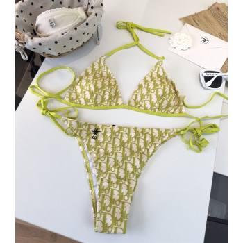 Dior Oblique Two-Pieces Swimwear Green 2026 DR031802 (WM-260318086)
