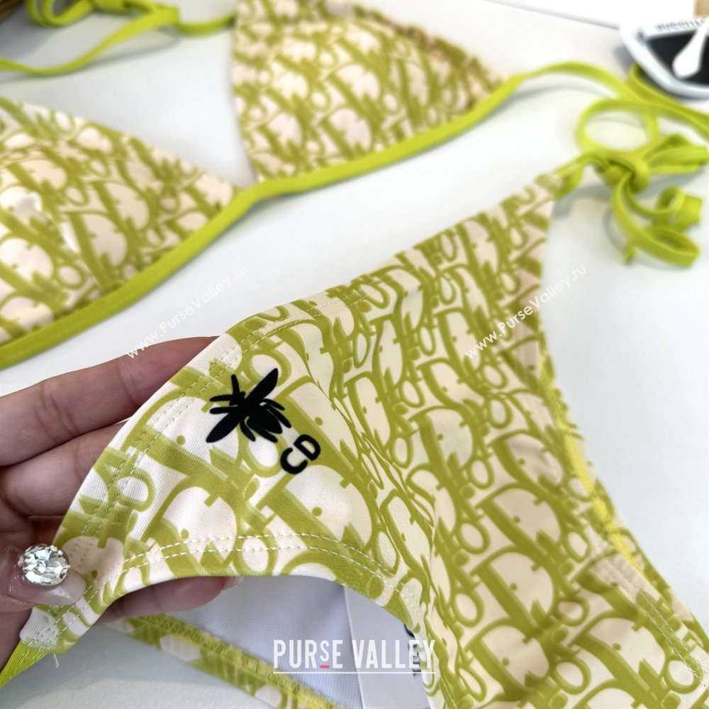 Dior Oblique Two-Pieces Swimwear Green 2026 DR031802 (WM-260318086)