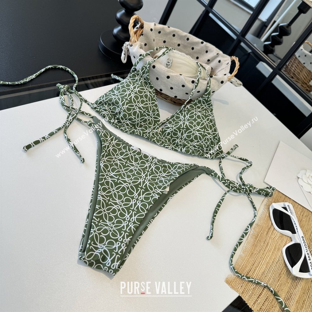 Loewe Two-Pieces Swimwear Green 2026 LW031802 (WM-260318081)