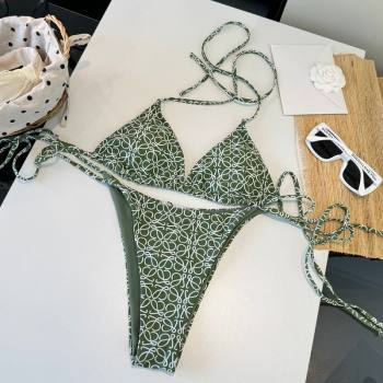 Loewe Two-Pieces Swimwear Green 2026 LW031802 (WM-260318081)