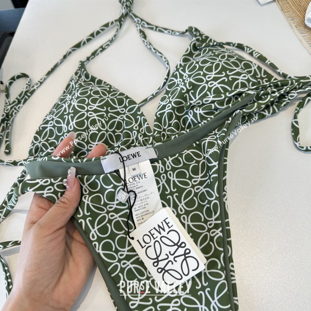 Loewe Two-Pieces Swimwear Green 2026 LW031802 (WM-260318081)
