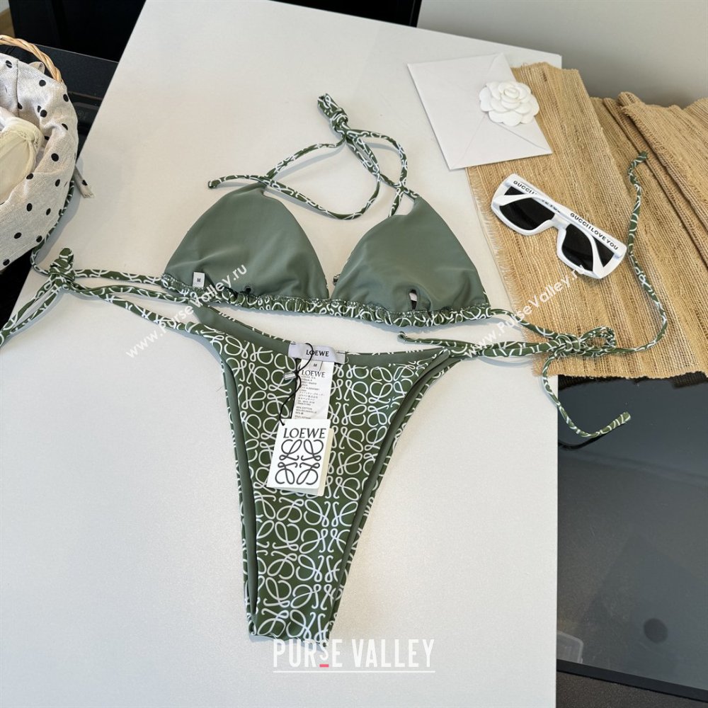 Loewe Two-Pieces Swimwear Green 2026 LW031802 (WM-260318081)
