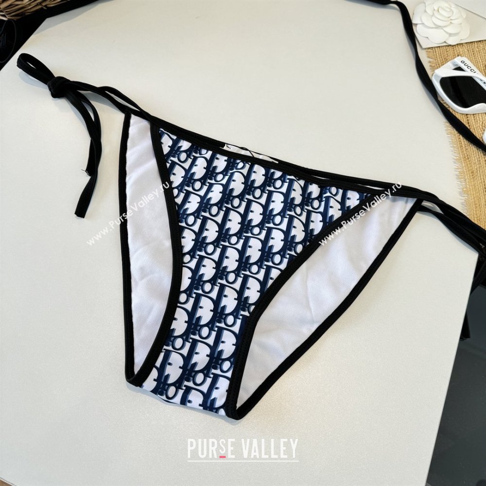 Dior Oblique Two-Pieces Swimwear Blue/White 2026 DR031802 (WM-260318083)