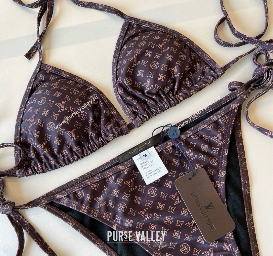 Louis Vuitton Two-Pieces Swimwear Brown 2025 0513 (XMN-250513112)