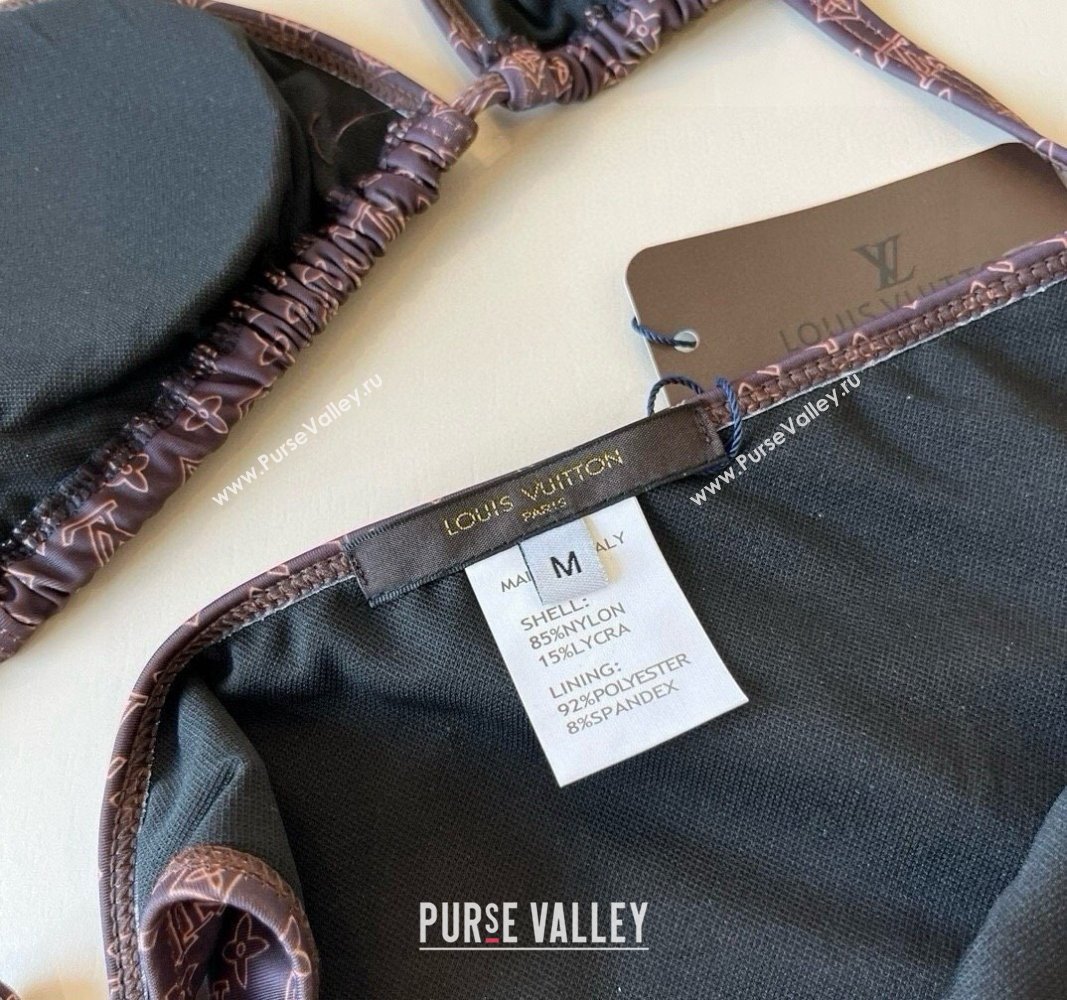 Louis Vuitton Two-Pieces Swimwear Brown 2025 0513 (XMN-250513112)