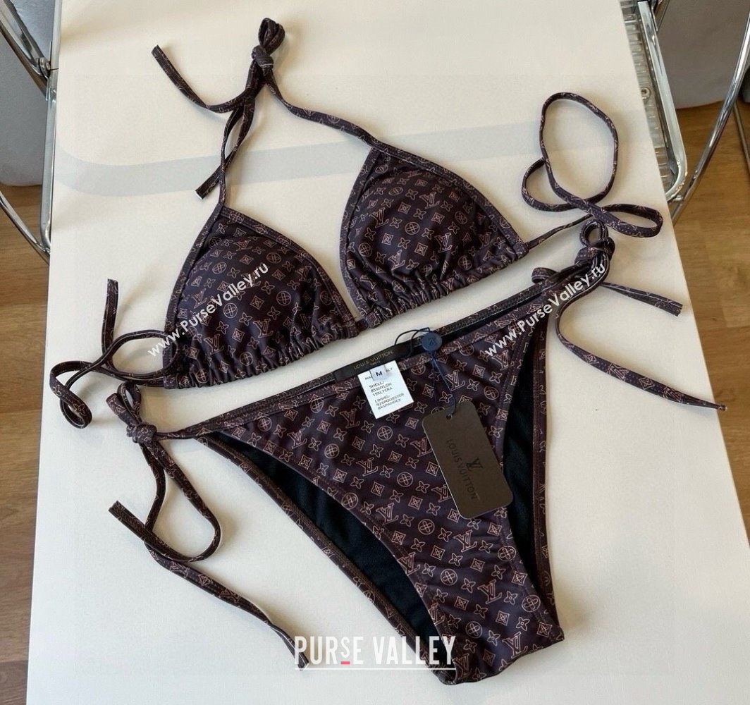 Louis Vuitton Two-Pieces Swimwear Brown 2025 0513 (XMN-250513112)