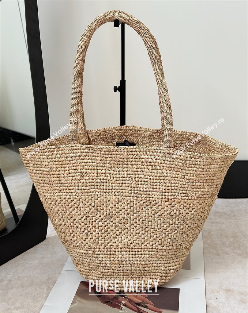 The Row Raffia Straw Tote Bag Beige 2026 8866 (CL-260410003)