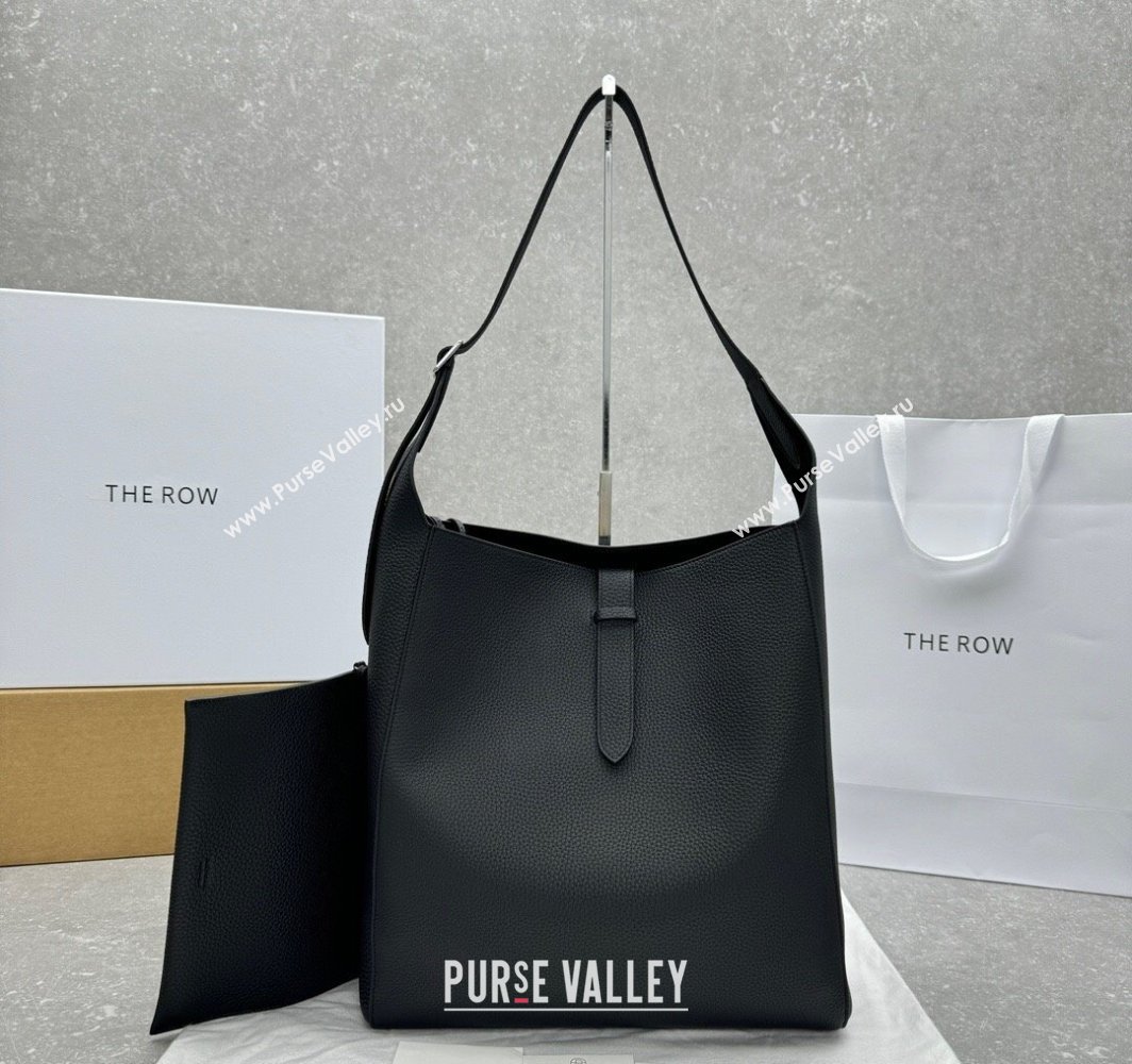 The Row Blake Hobo in Grained Leather Black 2025 1726 (ningm-250408066)