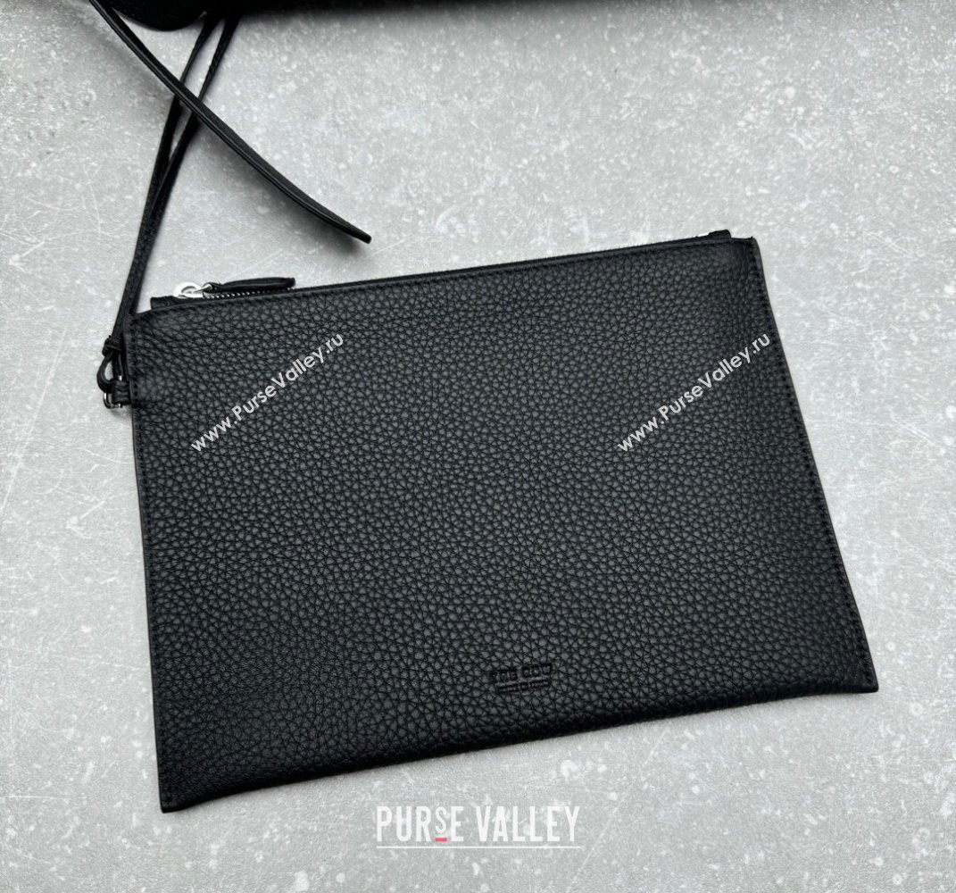 The Row Blake Hobo in Grained Leather Black 2025 1726 (ningm-250408066)