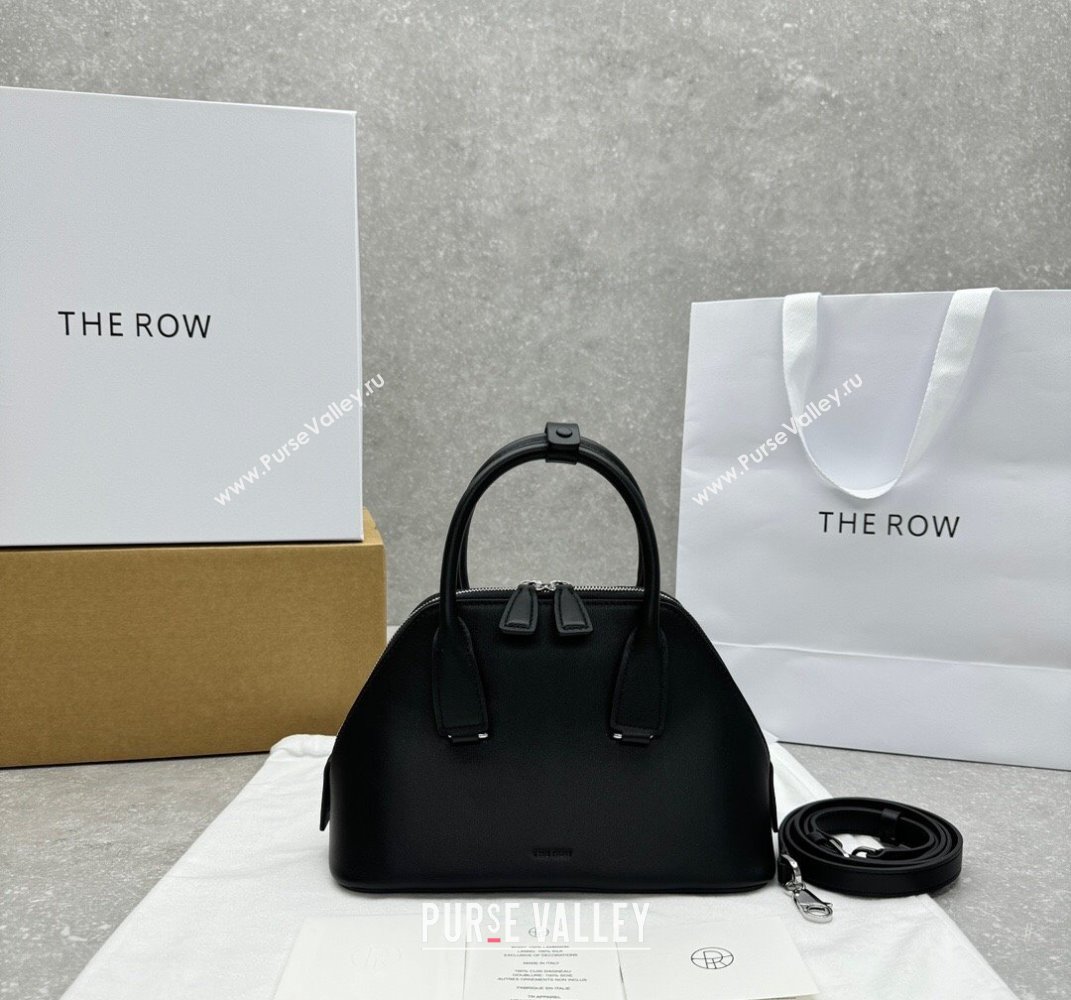 The Row Mini Devon Bag in Smooth Leather Black 2025 1846 (ningm-250408068)