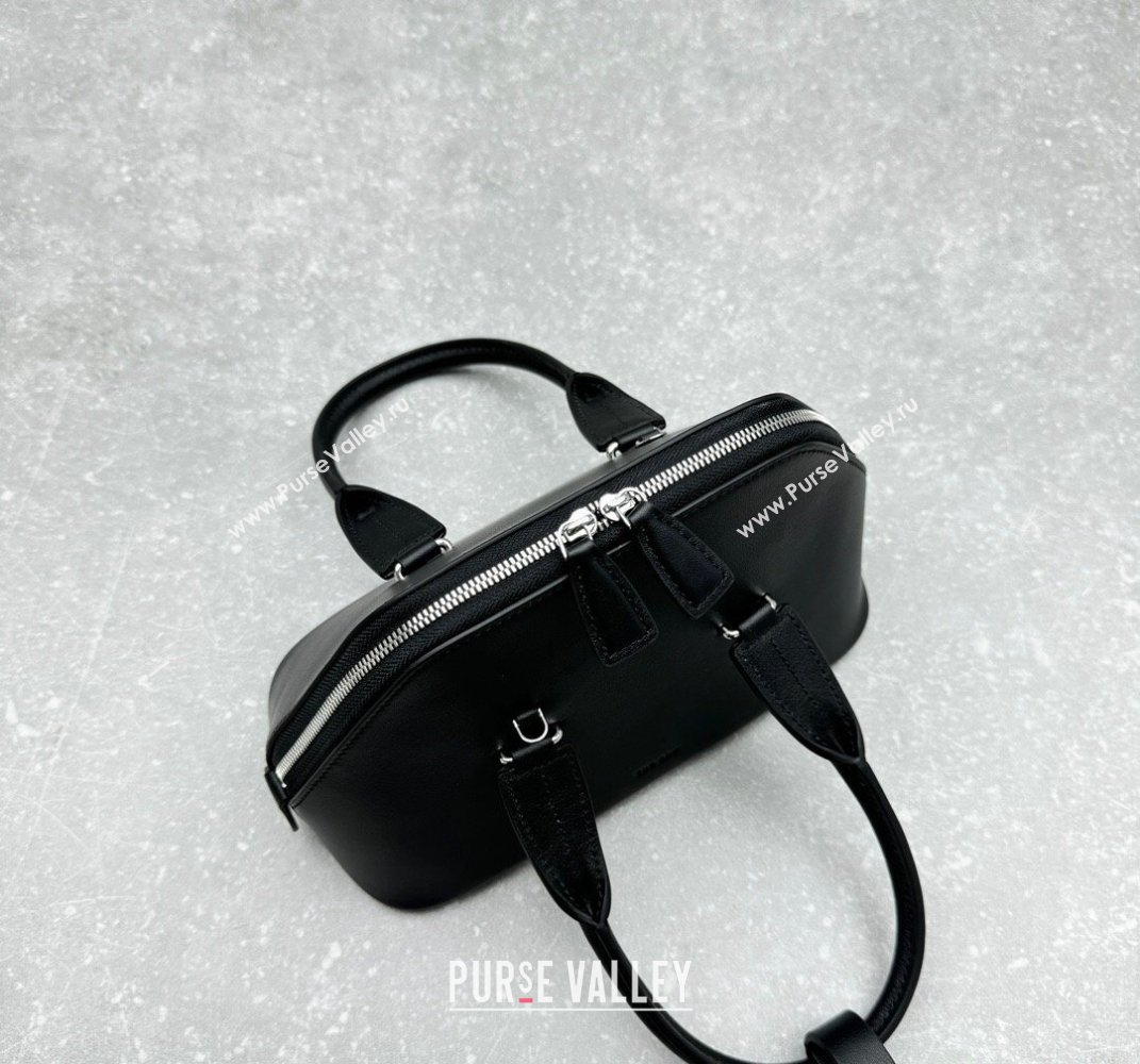 The Row Mini Devon Bag in Smooth Leather Black 2025 1846 (ningm-250408068)