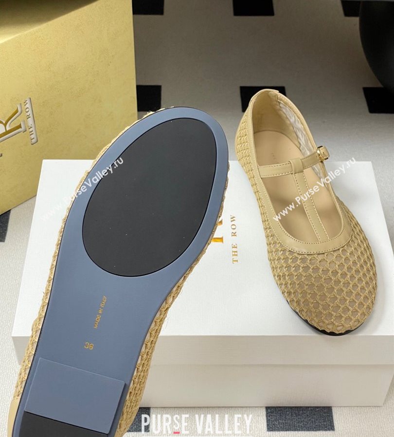 The Row Mesh T Ballet Flats Beige 2025 TR071002 (MD-250710121)