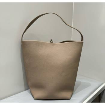 The Row Large N/S Park Tote Bag in Grained Leather Beige 2025 0802 (YY-250802047)