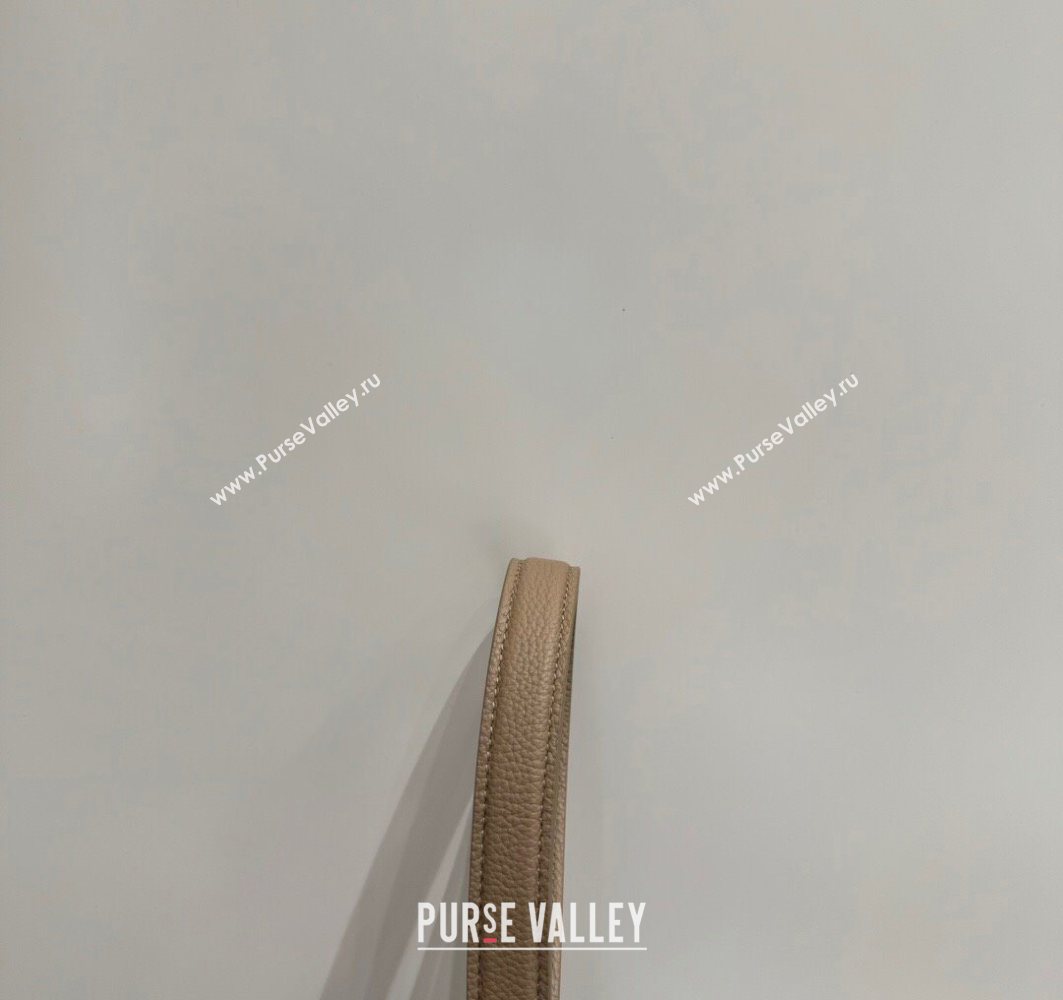 The Row Large N/S Park Tote Bag in Grained Leather Beige 2025 0802 (YY-250802047)