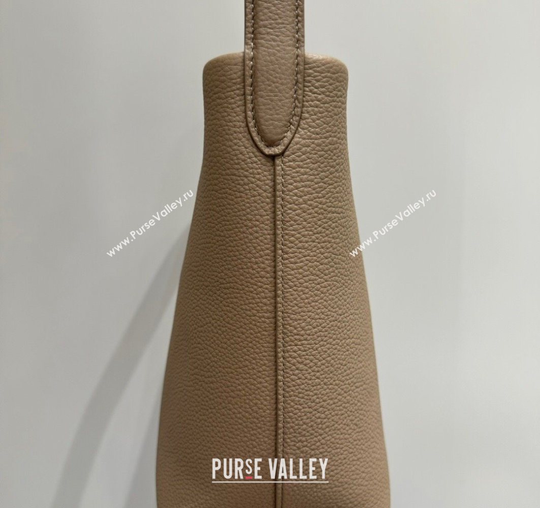 The Row Small N/S Park Tote Bag in Grained Leather Beige 2025 0802 (YY-250802060)