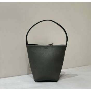 The Row Small N/S Park Tote Bag in Grained Leather Timouse Grey 2025 0802 (YY-250802046)