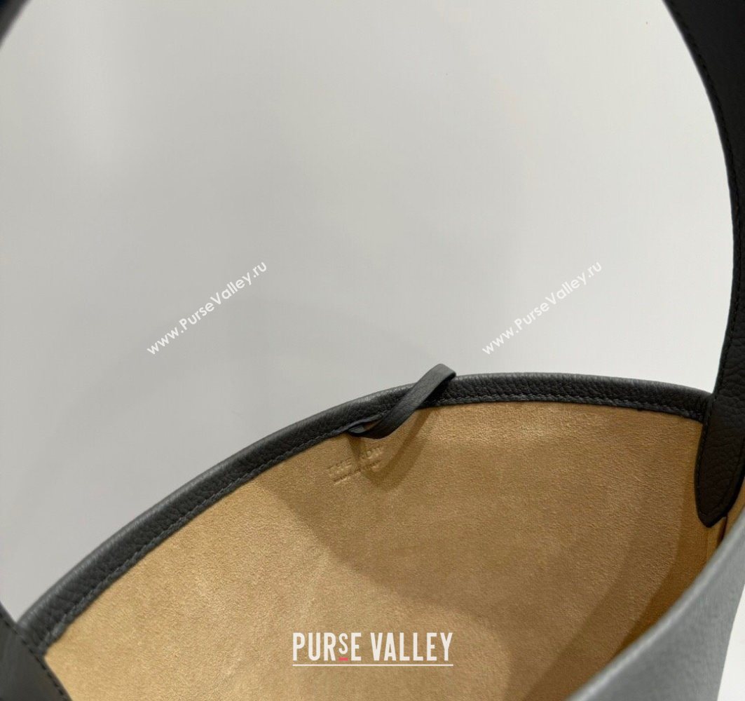 The Row Small N/S Park Tote Bag in Grained Leather Timouse Grey 2025 0802 (YY-250802046)