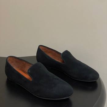 The Row Suede Flat Loafers Black 2025 TR120808 (MD-251208094)