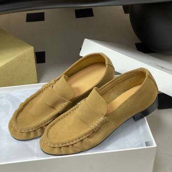 The Row Suede Loafers Apricot 2026 TR022401 (MD-260224070)