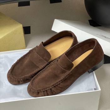 The Row Suede Loafers Brown 2026 TR022401 (MD-260224071)
