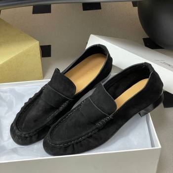The Row Suede Loafers Black 2026 TR022401 (MD-260224069)