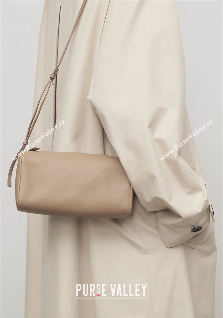 The Row 90s Crossbody Bag in Nappa Leather Stone Beige 2026 1824 (ningm-260410064)