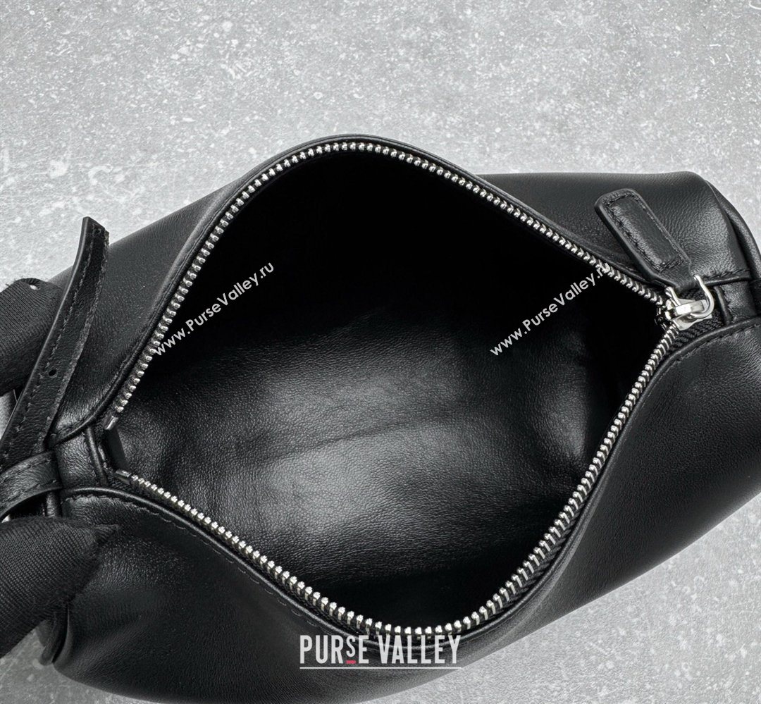 The Row 90s Crossbody Bag in Nappa Leather Black 2026 1824 (ningm-260410062)