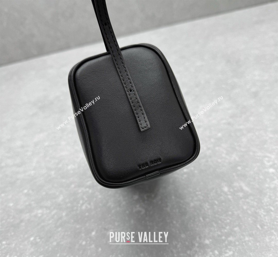 The Row 90s Crossbody Bag in Nappa Leather Ebony 2026 1824 (ningm-260410063)