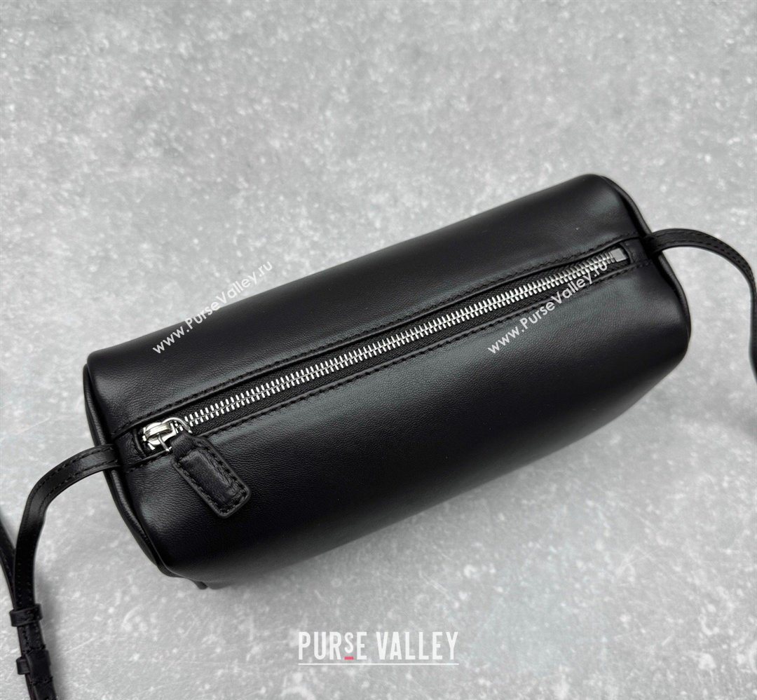 The Row 90s Crossbody Bag in Nappa Leather Ebony 2026 1824 (ningm-260410063)