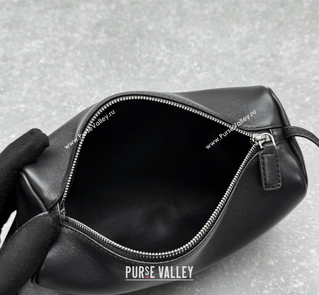 The Row 90s Crossbody Bag in Nappa Leather Ebony 2026 1824 (ningm-260410063)