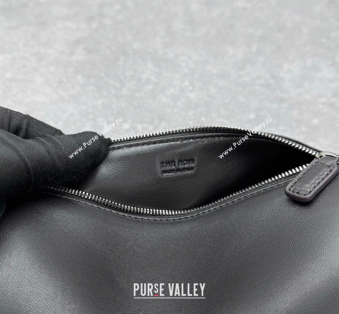 The Row 90s Crossbody Bag in Nappa Leather Ebony 2026 1824 (ningm-260410063)