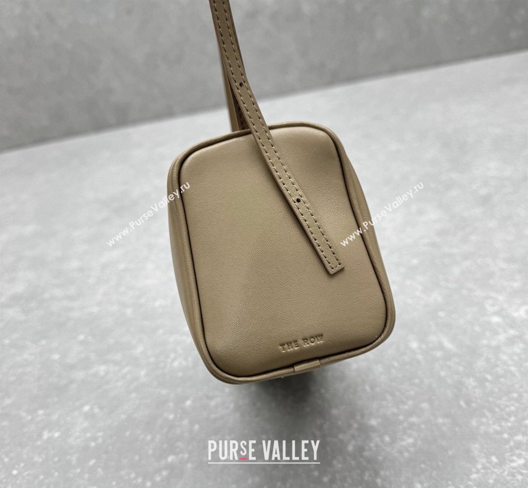 The Row 90s Crossbody Bag in Nappa Leather Stone Beige 2026 1824 (ningm-260410064)