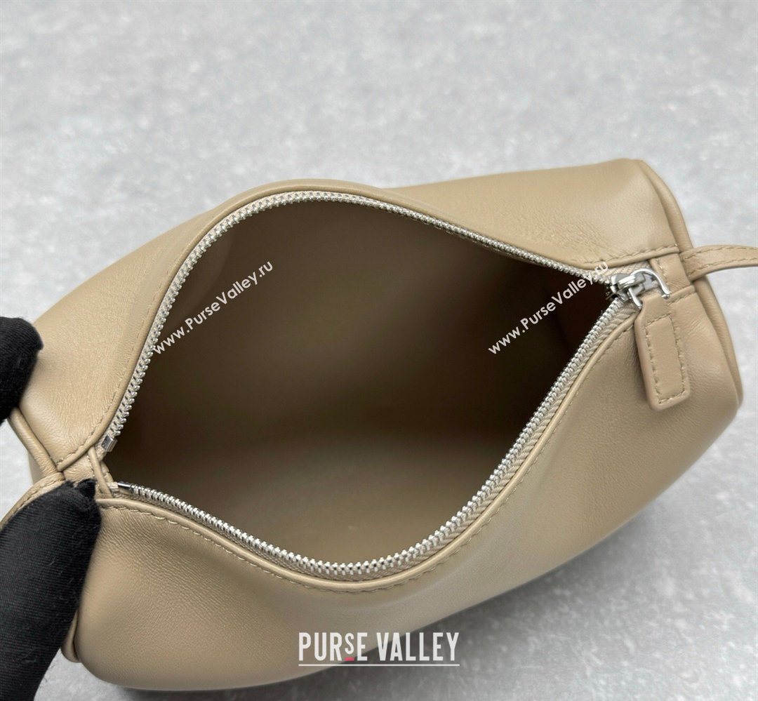 The Row 90s Crossbody Bag in Nappa Leather Stone Beige 2026 1824 (ningm-260410064)