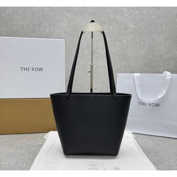 The Row Park Tote Three Bag in Grained Leather Black 2026 1719 (ningm-260410067)