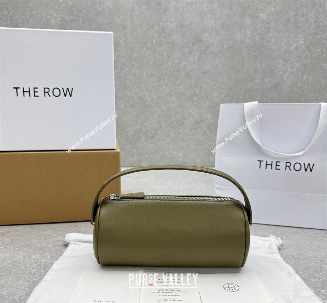 The Row 90s Mini Bag in Nappa Leather Green 2026 1841 (ningm-260410068)