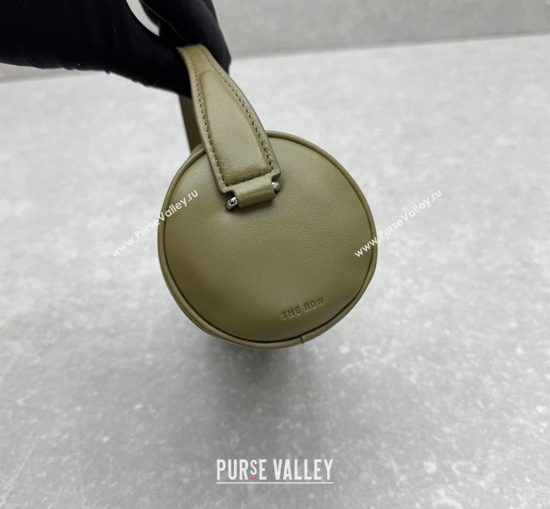 The Row 90s Mini Bag in Nappa Leather Green 2026 1841 (ningm-260410068)