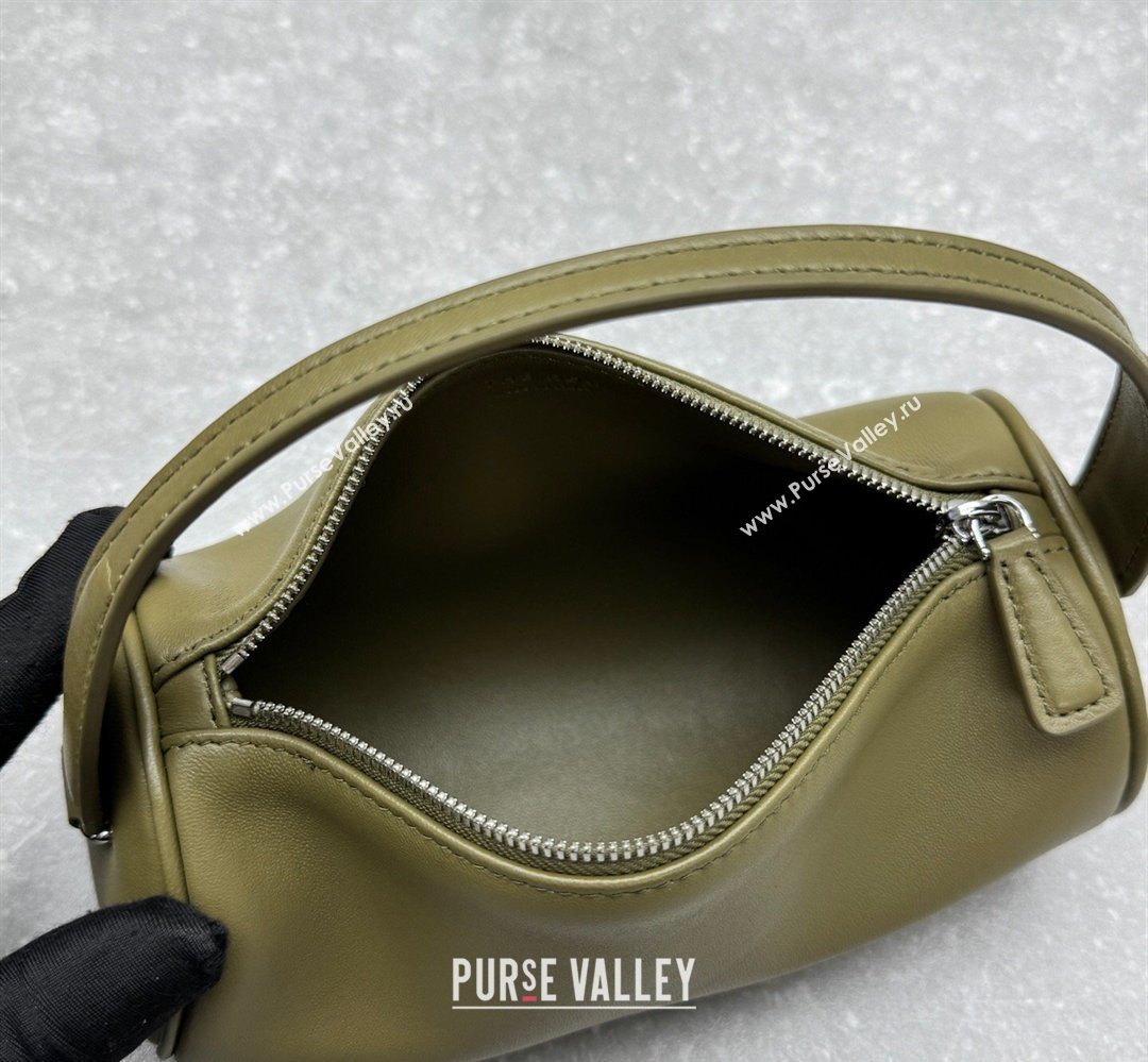 The Row 90s Mini Bag in Nappa Leather Green 2026 1841 (ningm-260410068)