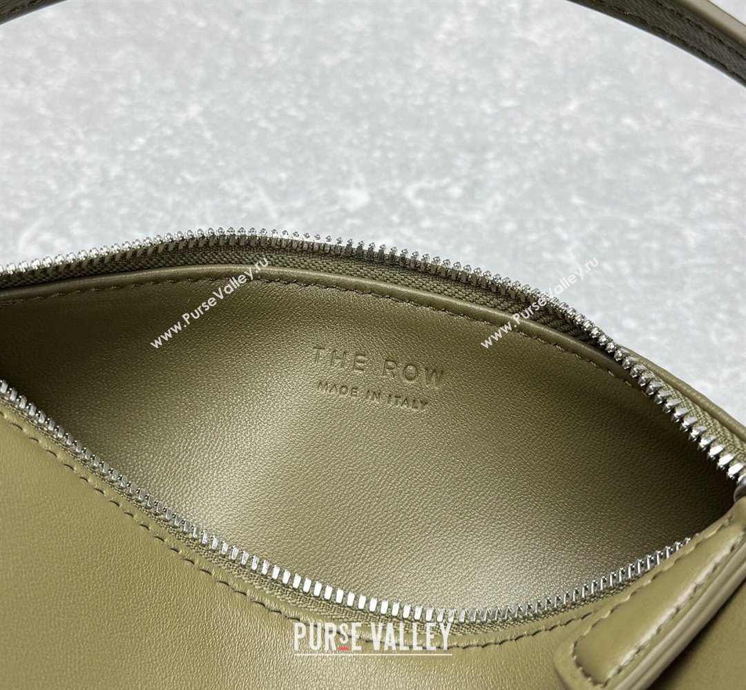 The Row 90s Mini Bag in Nappa Leather Green 2026 1841 (ningm-260410068)