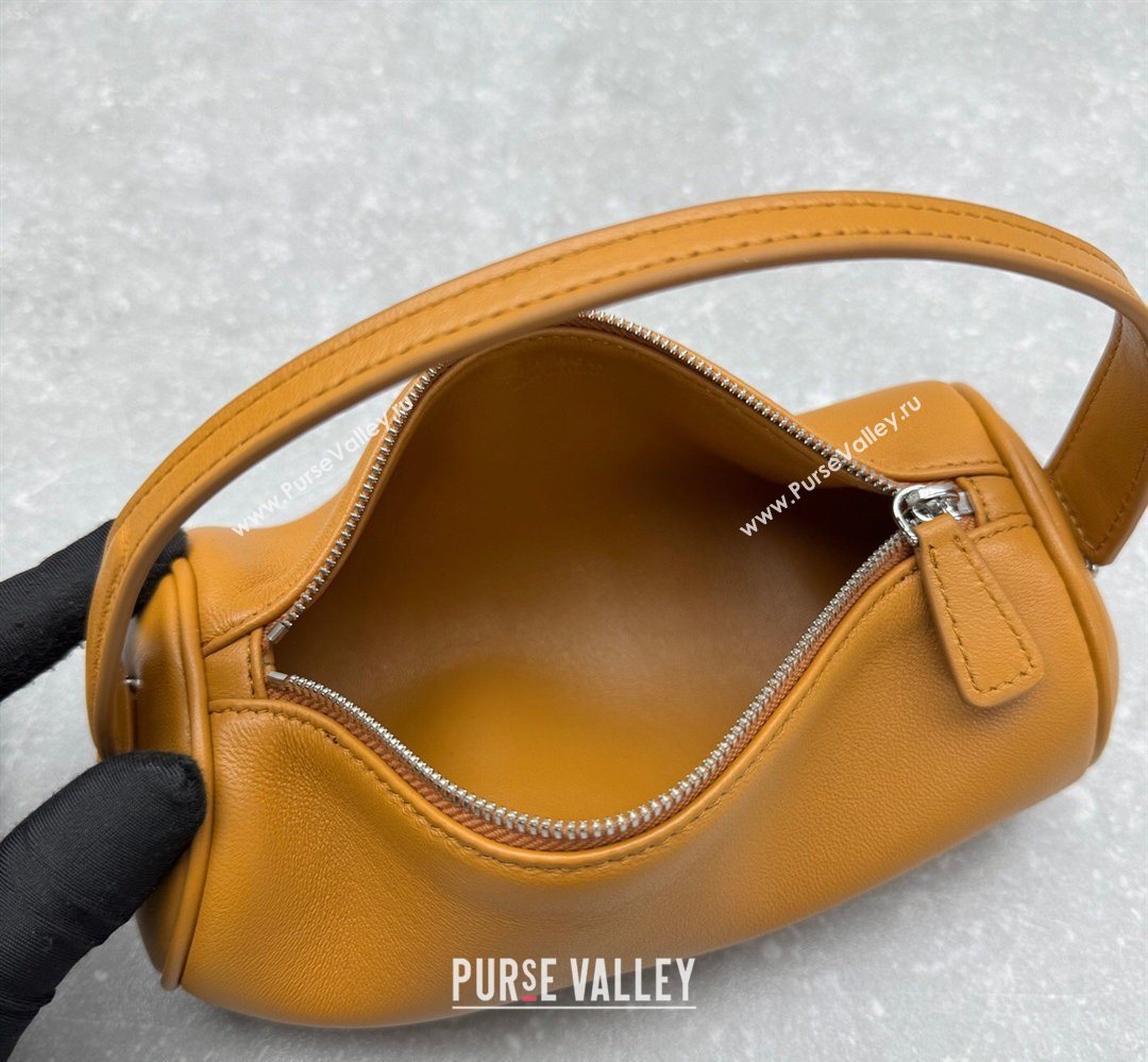 The Row 90s Mini Bag in Nappa Leather Yellow 2026 1841 (ningm-260410069)