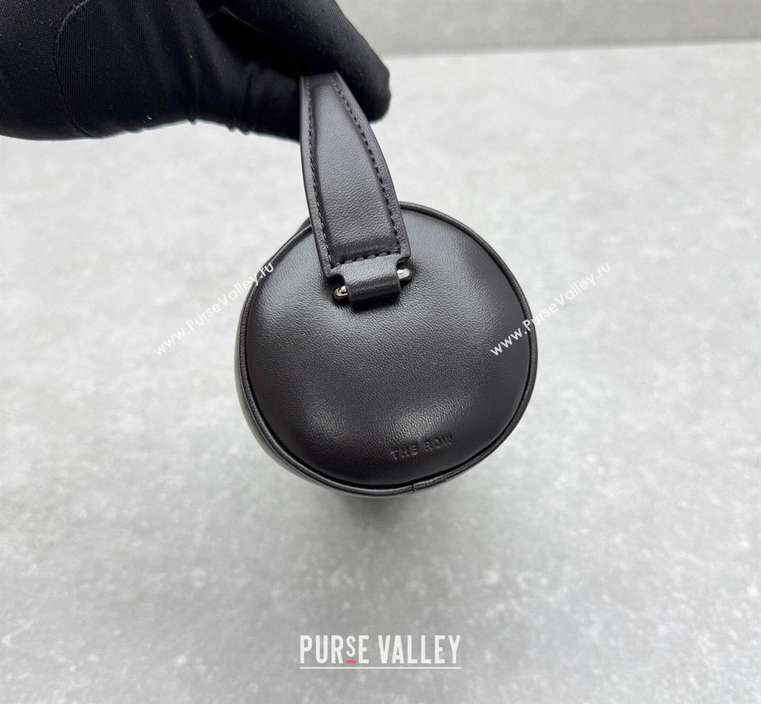 The Row 90s Mini Bag in Nappa Leather Dark Coffee 2026 1841 (ningm-260410070)