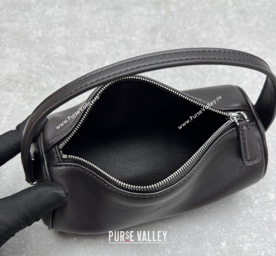 The Row 90s Mini Bag in Nappa Leather Dark Coffee 2026 1841 (ningm-260410070)