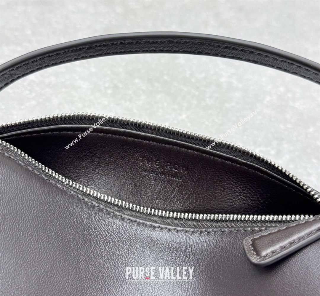The Row 90s Mini Bag in Nappa Leather Dark Coffee 2026 1841 (ningm-260410070)