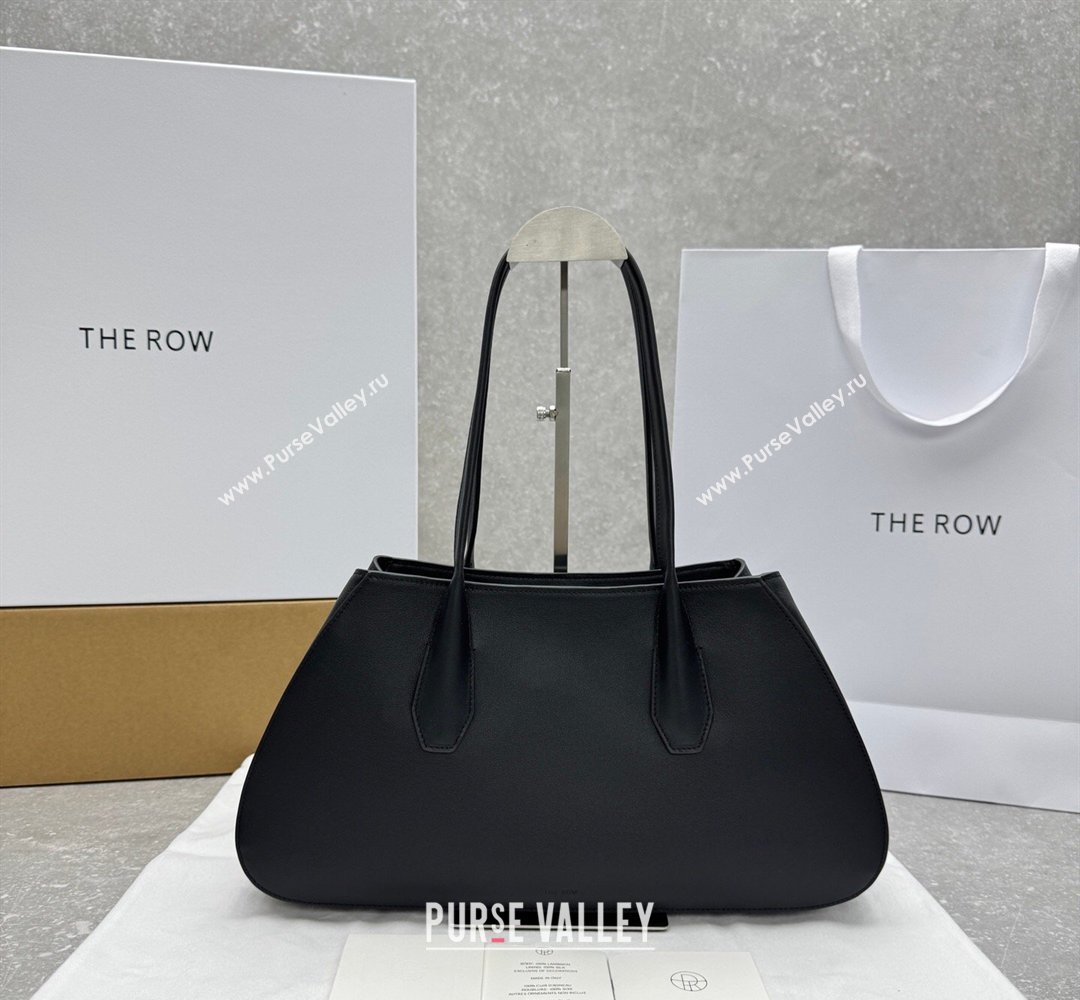 The Row Alger Shoulder Bag in Smooth Leather Black 2026 1842 (ningm-260410072)