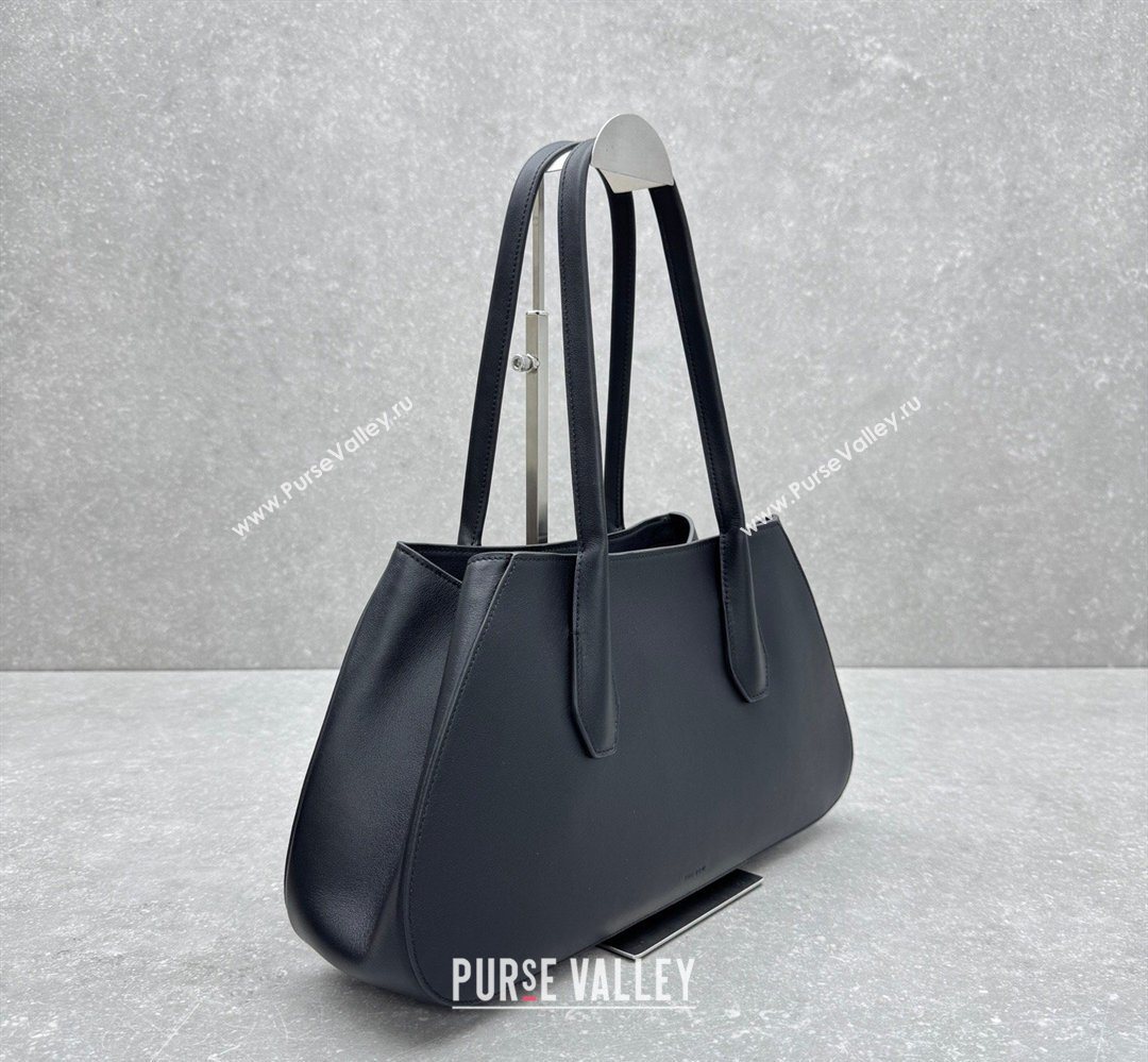 The Row Alger Shoulder Bag in Smooth Leather Black 2026 1842 (ningm-260410072)