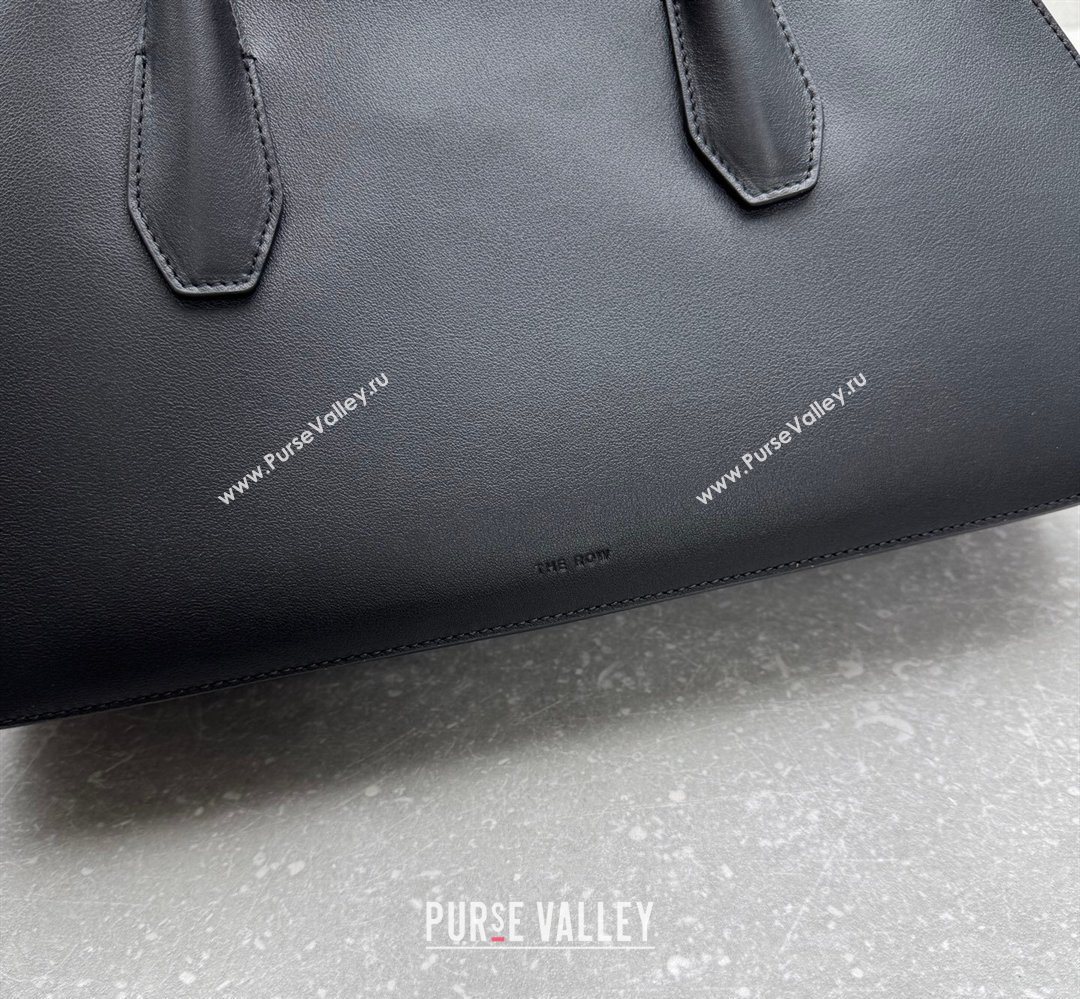 The Row Alger Shoulder Bag in Smooth Leather Black 2026 1842 (ningm-260410072)