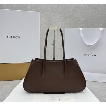The Row Alger Shoulder Bag in Smooth Leather Coffee 2026 1842 (ningm-260410073)
